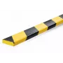 Durable S10 kaablikaitse, PVC, must/kollane, lame, 1000 mm, 40 mm