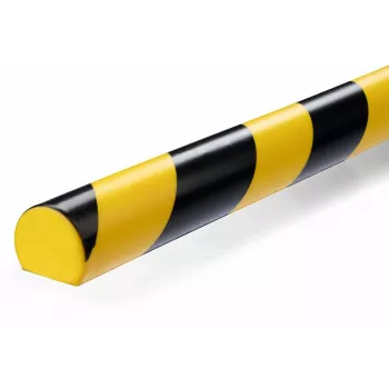 Durable S32R põrandakaablikaitse, PVC, must/kollane, ümar, 1000 mm