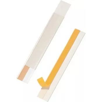 DURABLE SCANFIX® isekleepuv skannerirels 200x40mm, läbipaistev, 5-pakk 804619