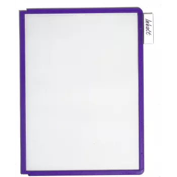DURABLE SHERPA® PANEL A4 Ekraanipaneel, must raam, peegeldusvastane, 5 pakk 560644