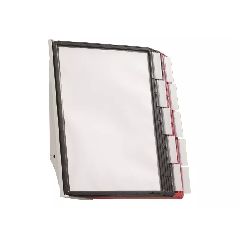 DURABLE SHERPA® WALL 10 seinale paigaldatav dokumendihoidikute süsteem, A4, 10 paneeli, hall 563100