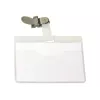 DURABLE VISITOR nimesildi hoidja 90 x 60 mm pöörleva klambriga, läbipaistev, 25 tk (800319)