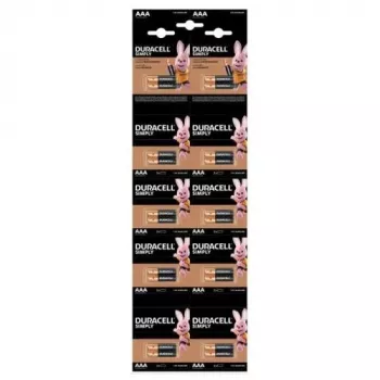 DURACELL Basic AAA leelispatarei LR03 1,5V blisterpakend 20 tk
