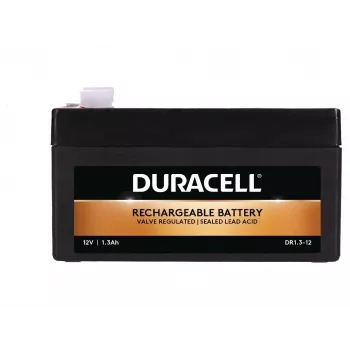 Duracell DR1.3-12 12V 1.3Ah VRLA aku – hooldusvaba AGM laetav
