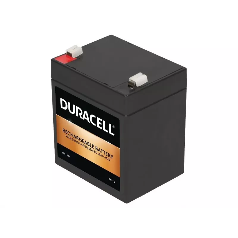 Duracell DR5-12 12V 5Ah VRLA taaslaetav aku – suletud pliiaku, AGM hooldusvaba