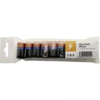 Duracell Ultra CR123A liitiumaku 3V, 10-pakk (DL123A) B123DMULTI10