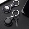 Dux Ducis 4-Pack Silicone Flexible Cover Keychain Loop Case for Apple AirTag (Black, Green, Pink, Blue)