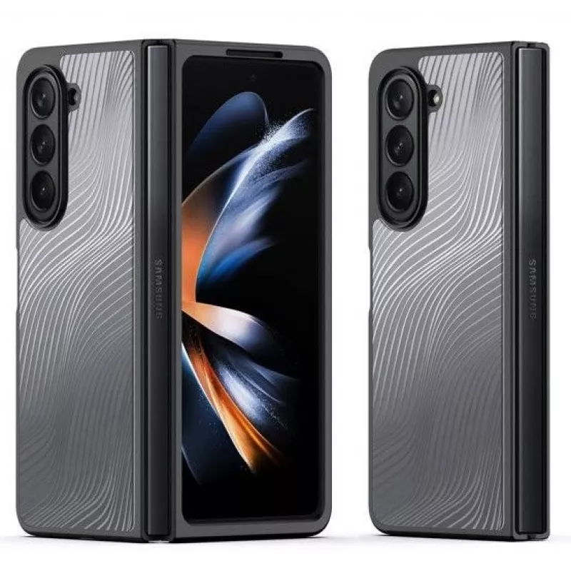 Dux Ducis Aimo Mag Must ümbris Samsung Galaxy Z Fold 5 jaoks