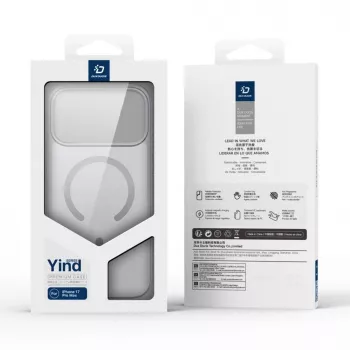 Dux Ducis Apple iPhone 17 Pro Max YIND PC+TPU Ümbris MagSafe'iga Hall