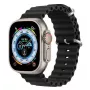 Dux Ducis Apple Silikoonrihm Apple Watch 42/44/45/46/49mm Must