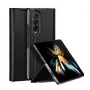 Dux Ducis Bril Series Flip Wallet Case for Samsung Galaxy Z Fold4, Black, Premium PU Leather with Stand and Card Slots