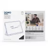Dux Ducis Domo Series kolmekordse alusega PU-nahast tahvelarvuti ümbris Samsung Galaxy Tab A9 / Tab A11 jaoks, must