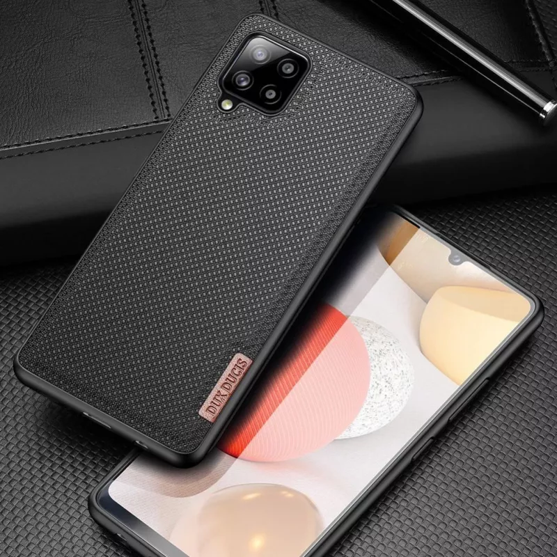 Dux Ducis Fino Samsung A42 5G Must Flip Rahakott Ümbris