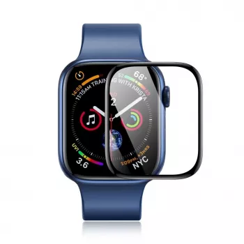 Dux Ducis LCD PMMA Screen Protector with Frame for Apple Watch 10 46 mm Black