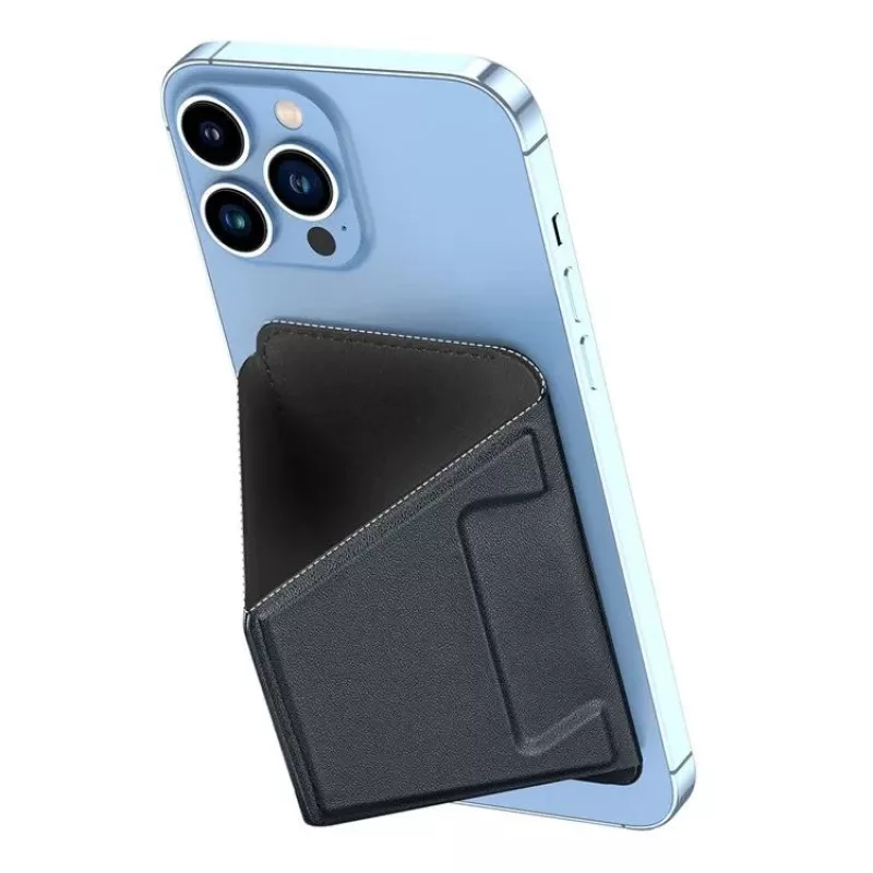 Dux Ducis Magnetic PU Leather Wallet Stand Case for Apple iPhone 13 Pro Max - Black