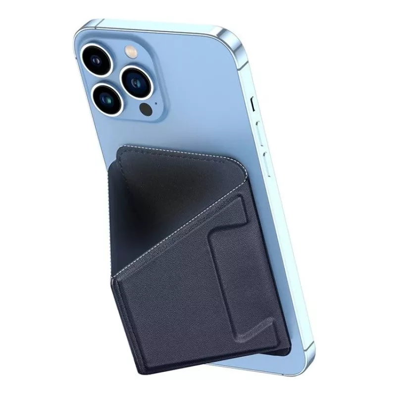 Dux Ducis Magnetic PU Leather Wallet Stand Case for Apple iPhone 13 Pro Max - Blue