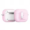 Dux Ducis PECQ Series PC+TPU Cover with Hook for Apple AirPods Pro (2nd Gen) White Pink