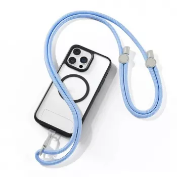 DUX DUCIS Plaz Cross-Body Phone Strap Light Blue