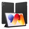 Dux Ducis Redmi Pad 2 Pro Domo Series Tri-fold Stand PU Nahk Tahvelarvuti Kaaned Must