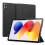 Dux Ducis Redmi Pad 2 Pro Domo Series Tri-fold Stand PU Nahk Tahvelarvuti Kaaned Must