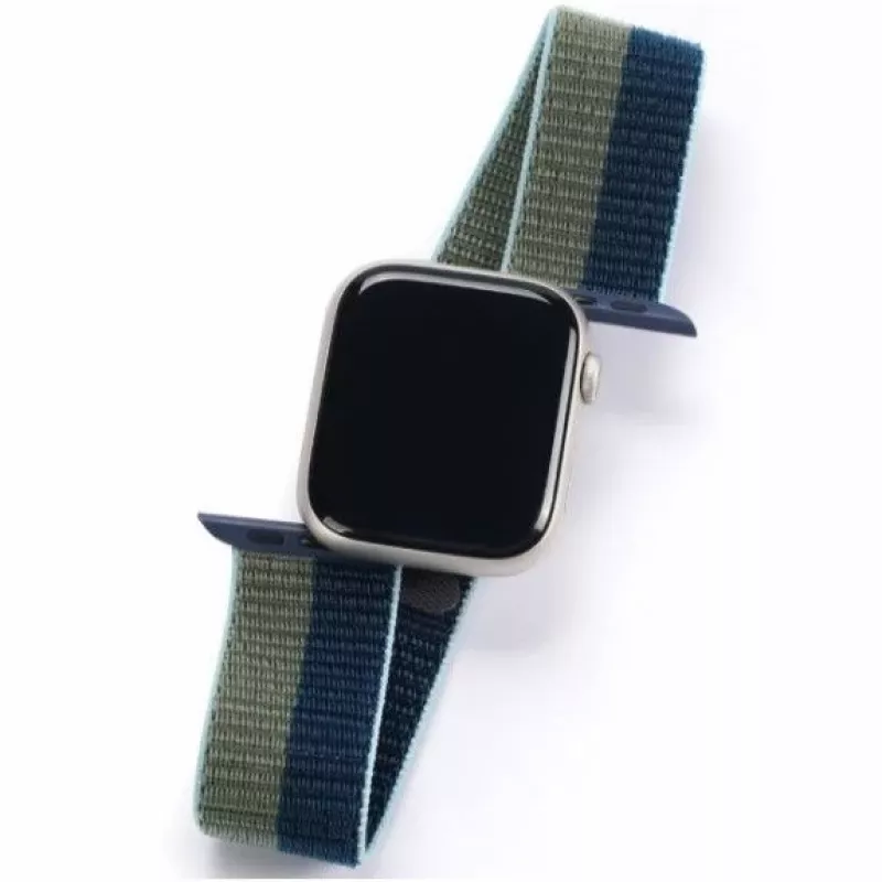 Dux Ducis Silicone Watch Band for Apple Watch 38/40/41mm Series 8/7/6/5/4/3/2/SE - Blue