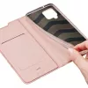 DUX DUCIS Skin Pro Flip Case Samsung Galaxy A54 5G jaoks, Roosa, PU-nahk kaarditasku ja alusega