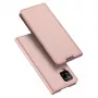 DUX DUCIS Skin Pro Flip Case Samsung Galaxy A54 5G jaoks, Roosa, PU-nahk kaarditasku ja alusega