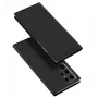 Dux Ducis Skin Pro Flip Case Samsung Galaxy S24 Ultra jaoks, must, PU-nahk kaardipesa ja alusega