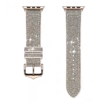 DUX DUCIS roostevabast terasest lüli käevõru Apple Watch rihmale 7/6/5/4/3/2/SE (41/40/38mm) hõbedane