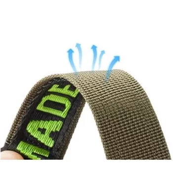 Dux Ducis Rihm (Outdoor Version) Apple Watch Ultra, SE, 8, 7, 6, 5, 4, 3, 2, 1 (49, 45, 44, 42 mm) nailonist käepael must roheline