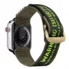 Dux Ducis Rihm (Outdoor Version) Apple Watch Ultra, SE, 8, 7, 6, 5, 4, 3, 2, 1 (49, 45, 44, 42 mm) nailonist käepael must roheline