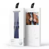 Dux Ducis Trap Nahkne käerihm Apple Watch 7/6/5/4/3/2/SE (45/44/42mm) Ehtne Nahkkäevõru Sinine