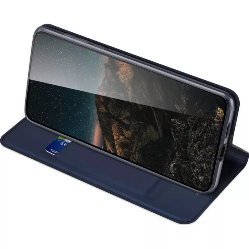 DUX DUCIS Wallet Case Skin Pro Samsung Galaxy S25 jaoks, sinine