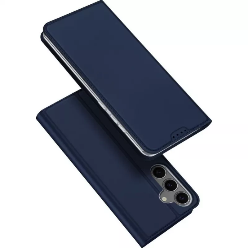 DUX DUCIS Wallet Case Skin Pro Samsung Galaxy S25 jaoks, sinine