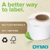 DYMO Authentic LabelWriter suured aadressisildid 36mm x 89mm läbipaistvad, 2 rulli 130 tk (260 silti)