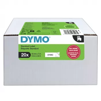 DYMO D1 märgistuslint 9mm x 7m must valgel (10-pakk)