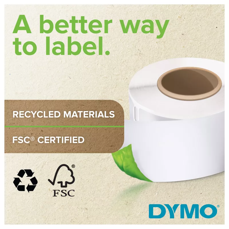 DYMO LabelWriter aadressisildid 99010, 28x89 mm, valge, 2 rulli 130 tk
