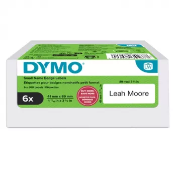 DYMO LabelWriter nimesildi etiketid, 89 x 41 mm, valge, eemaldatav, 300 etiketti (2234187)