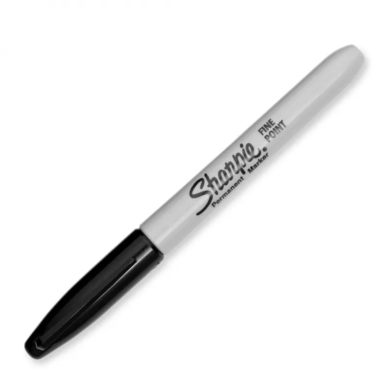 DYMO Sharpie peenikese otsaga püsimarker must (2-pakk)