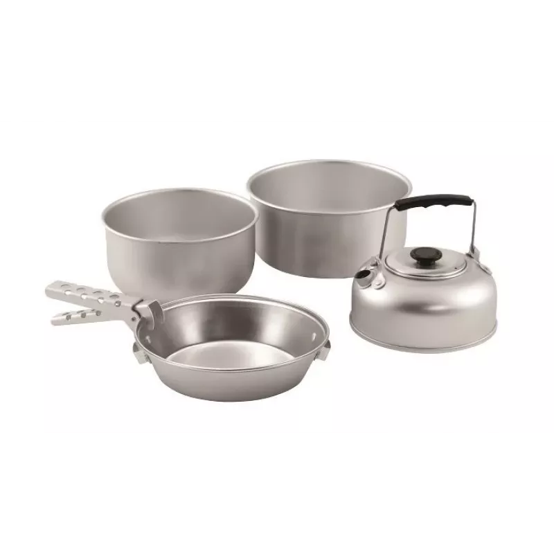 Easy Camp Adventure Cook Set M Silver Aluminium