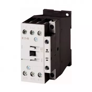 Eaton DILM32-10 jõukontaktor – 3 poolust + 1 NO abikontakt, 230V AC 50/60Hz mähis, 15kW @ 400V AC-3, 32A, kruviklemmid, IP20, 277268