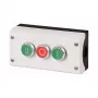Eaton M22-I3-M1 Valgustatud surunupp, 3NO+3NC, roheline, 22,5 mm, IP69K