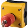 Eaton M22-PVS/KC11/IY Hädaabiseiskamislüliti, seenekujuline võtmega käivitatav, 1NC/1NO, 22.5mm, IP66, punane