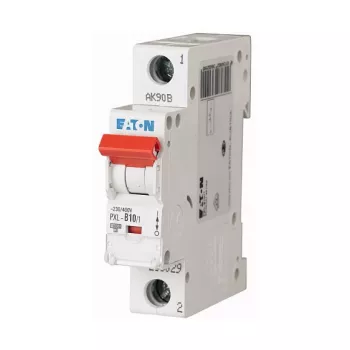 EATON PXL-B10/1 miniatuurne kaitselüliti 1P 10A B-karakteristik 6kA
