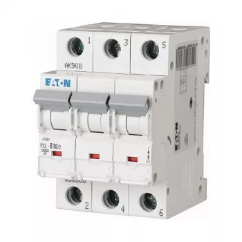 Eaton PXL-B16/3 Miniatuurne kaitselüliti B-tüüp 3P 16A 400V 10kA