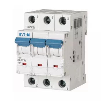 Eaton PXL-B20/3 miniatuurne kaitselüliti - 3 pooluseline, tüüp B, 20A (236393)