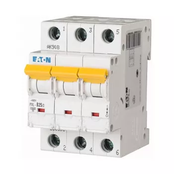 EATON PXL-B25/3 miniatuurne kaitselüliti 3-pooluseline 25A tüüp B 10kA