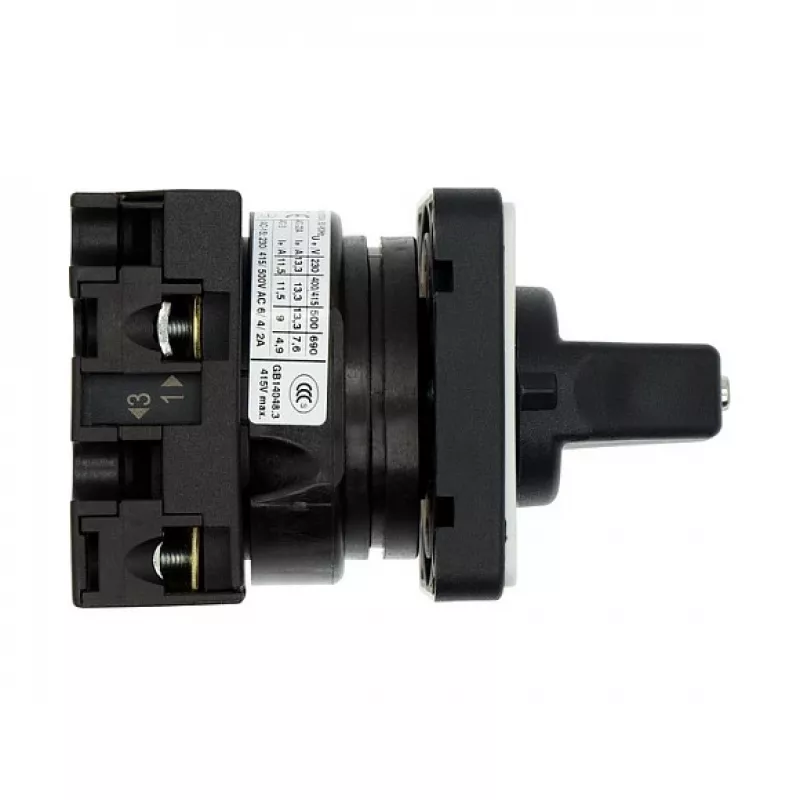 Eaton T0-1-15431/E 1-Poolne Nukklüliti 20A, 690V AC, Must/Hall, Esipaneelile, IP65
