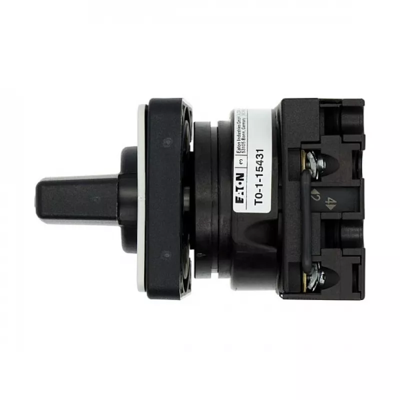 Eaton T0-1-15431/E 1-Poolne Nukklüliti 20A, 690V AC, Must/Hall, Esipaneelile, IP65