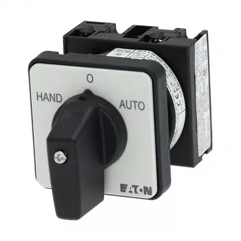 Eaton T0-1-15431/E 1-Poolne Nukklüliti 20A, 690V AC, Must/Hall, Esipaneelile, IP65